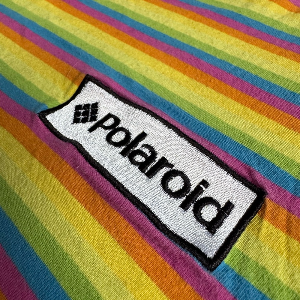 Rainbow Striped Polaroid Shirt